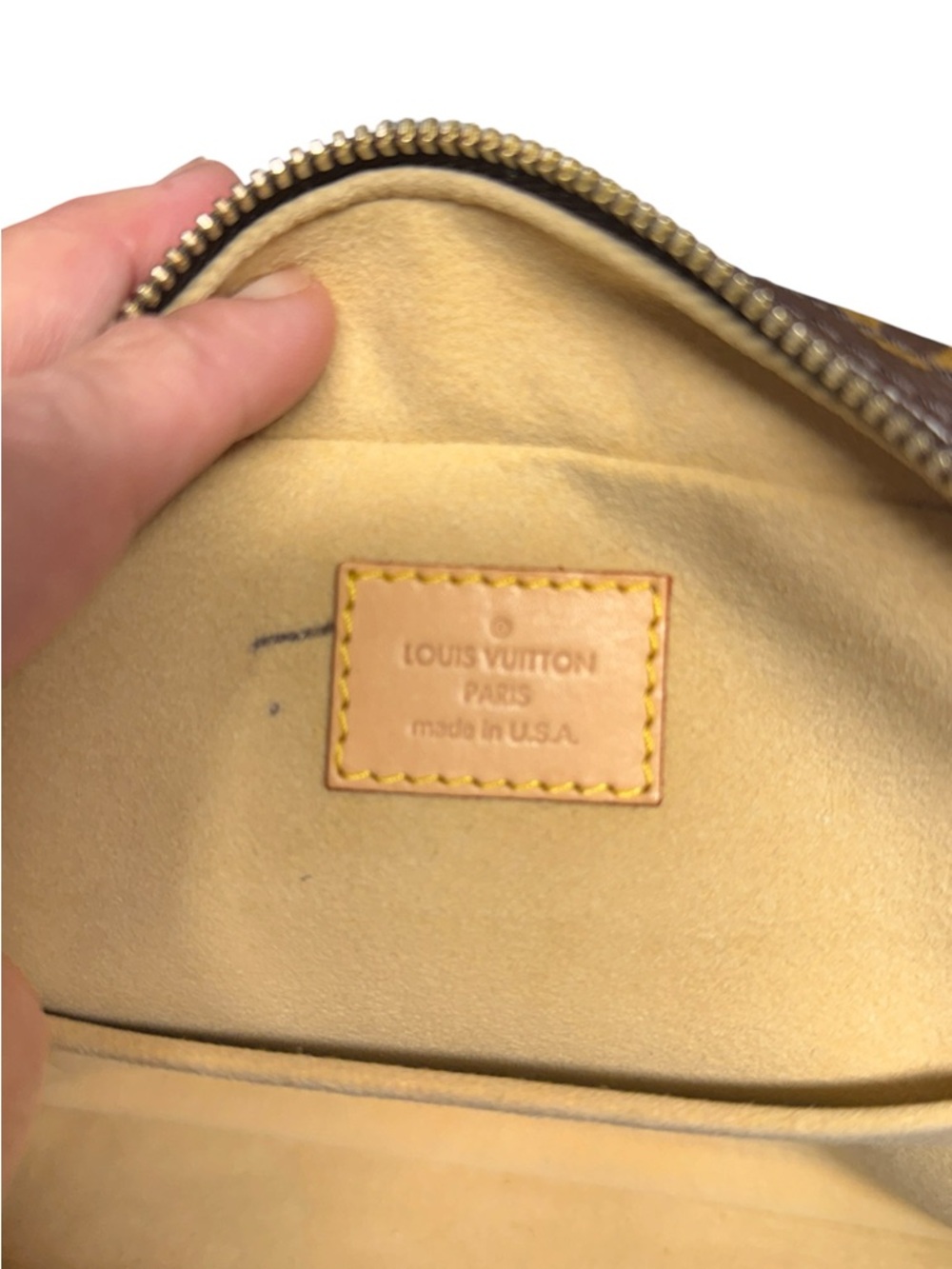 Louis Vuitton Manhattan Top Handle Bag PM Brown Canvas - Picture 12 of 16